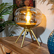 Modern Table Lamp Jody Amber Modern Table Lamp Jody Amber