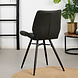 Industrial Dining Chair Barrel Black Eco-Leather Industrial Dining Chair Barrel Black Eco-Leather