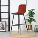Velvet Bar Stool Mikky Copper Velvet Bar Stool Mikky Copper