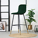 Velvet Bar Stool Mikky Green Velvet Bar Stool Mikky Green