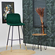 Velvet Bar Stool Mikky Green Velvet Bar Stool Mikky Green