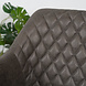 Industrial dining chair Levi Anthracite eco-leather (wheels) Industrial dining chair Levi Anthracite eco-leather (wheels)