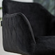Industrial dining chair Quinn velvet Black (wheels) Industrial dining chair Quinn velvet Black (wheels)