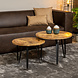 Industrial coffee table Levi mango wood - set of 2 Industrial coffee table Levi mango wood - set of 2