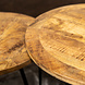 Industrial coffee table Levi mango wood - set of 2 Industrial coffee table Levi mango wood - set of 2