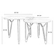 Industrial coffee table Levi mango wood - set of 2 Industrial coffee table Levi mango wood - set of 2