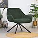 Modern Armchair Emily Corduroy Green Modern Armchair Emily Corduroy Green