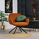 Modern Armchair Emily Corduroy Cognac Modern Armchair Emily Corduroy Cognac