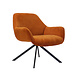 Modern Armchair Emily Corduroy Cognac Modern Armchair Emily Corduroy Cognac
