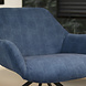 Modern Armchair Emily Corduroy Blue Modern Armchair Emily Corduroy Blue