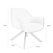 Modern Armchair Emily Corduroy Blue Modern Armchair Emily Corduroy Blue