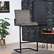 Industrial Bar Stool Block Eco Leather Antracite Industrial Bar Stool Block Eco Leather Antracite