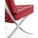 Modern Armchair Barcelona Red Leather Modern Armchair Barcelona Red Leather