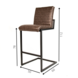 Industrial Bar Stool Kubis Taupe Industrial Bar Stool Kubis Taupe