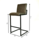 Industrial Bar Stool Kubis Green Industrial Bar Stool Kubis Green