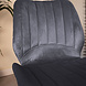Velvet Dining Chair Barron Antracite Velvet Dining Chair Barron Antracite