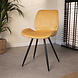 Velvet Dining Chair Barron Yellow Velvet Dining Chair Barron Yellow