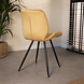 Velvet Dining Chair Barron Yellow Velvet Dining Chair Barron Yellow