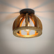 Industrial Ceiling Light Curved Wooden Bar Industrial Ceiling Light Curved Wooden Bar