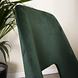 Industrial Rotatable Dining Chair Mila Velvet Green Industrial Rotatable Dining Chair Mila Velvet Green
