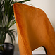 Industrial Rotatable Dining Chair Mila Velvet Orange Industrial Rotatable Dining Chair Mila Velvet Orange
