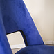 Industrial Rotatable Dining Chair Mila Velvet Blue Industrial Rotatable Dining Chair Mila Velvet Blue