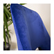 Industrial Rotatable Dining Chair Mila Velvet Blue Industrial Rotatable Dining Chair Mila Velvet Blue
