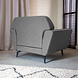Modern Armchair Roger Grey Modern Armchair Roger Grey