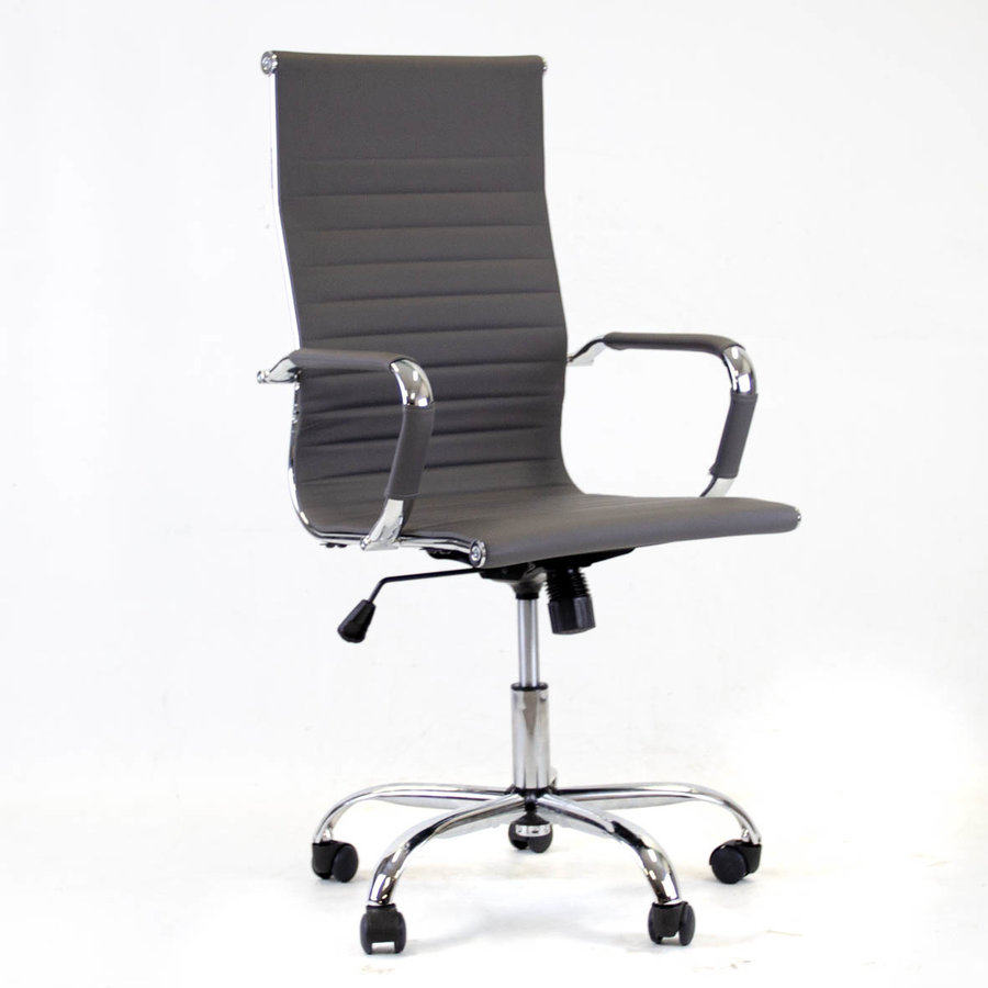 Industrial Office Chair Manhattan High Grey