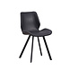 Industrial Dining Chair Barry Black Industrial Dining Chair Barry Black