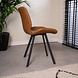 Industrial Dining Chair Barry Cognac Industrial Dining Chair Barry Cognac