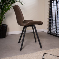 Industrial Dining Chair Barry Taupe