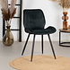 Velvet dining chair Miami anthracite Velvet dining chair Miami anthracite