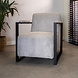 Modern Arm Chair Madeline Light Grey Modern Arm Chair Madeline Light Grey