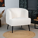 Teddy Arm Chair Nora White Teddy Arm Chair Nora White