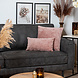 Pillow Juna Pink 25 x 45 cm Pillow Juna Pink 25 x 45 cm