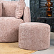 Chenille Poof Feline Pink Chenille Poof Feline Pink
