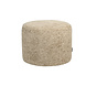Chenille Poof Feline Taupe Chenille Poof Feline Taupe