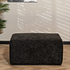 Modern Hocker Memphis Black Chenille Modern Hocker Memphis Black Chenille