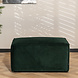 Modern Hocker Memphis Dark Green Velvet Modern Hocker Memphis Dark Green Velvet