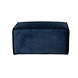 Modern Hocker Memphis Dark Blue Velvet Modern Hocker Memphis Dark Blue Velvet