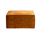 Modern Hocker Memphis Ochre Yellow Velvet Modern Hocker Memphis Ochre Yellow Velvet