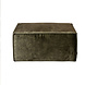 Modern Hocker Memphis Army Green Velvet Modern Hocker Memphis Army Green Velvet
