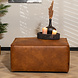 Modern Hocker Memphis Cognac Eco-Leather Modern Hocker Memphis Cognac Eco-Leather