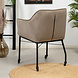 Chair on Wheels Mace Taupe Corduroy Chair on Wheels Mace Taupe Corduroy