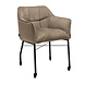 Chair on Wheels Mace Taupe Corduroy Chair on Wheels Mace Taupe Corduroy