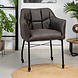 Chair on Wheels Royce Anthracite Eco-Leather Chair on Wheels Royce Anthracite Eco-Leather