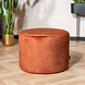 Velvet Poof Anna Copper Velvet Poof Anna Copper