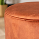 Velvet Poof Anna Copper Velvet Poof Anna Copper