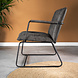 Industrial Arm Chair Hailey Athracite Eco-Leather Industrial Arm Chair Hailey Athracite Eco-Leather